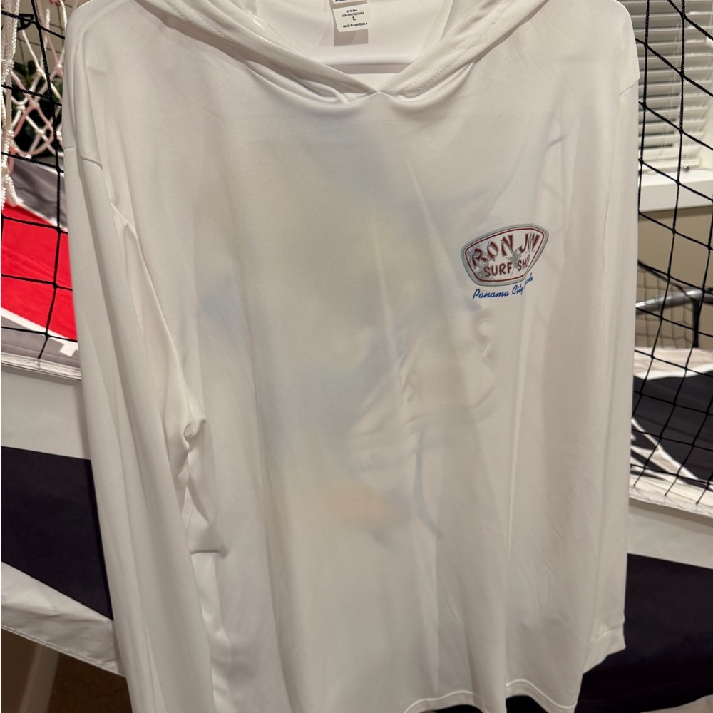 Ron Jon White Hoodie